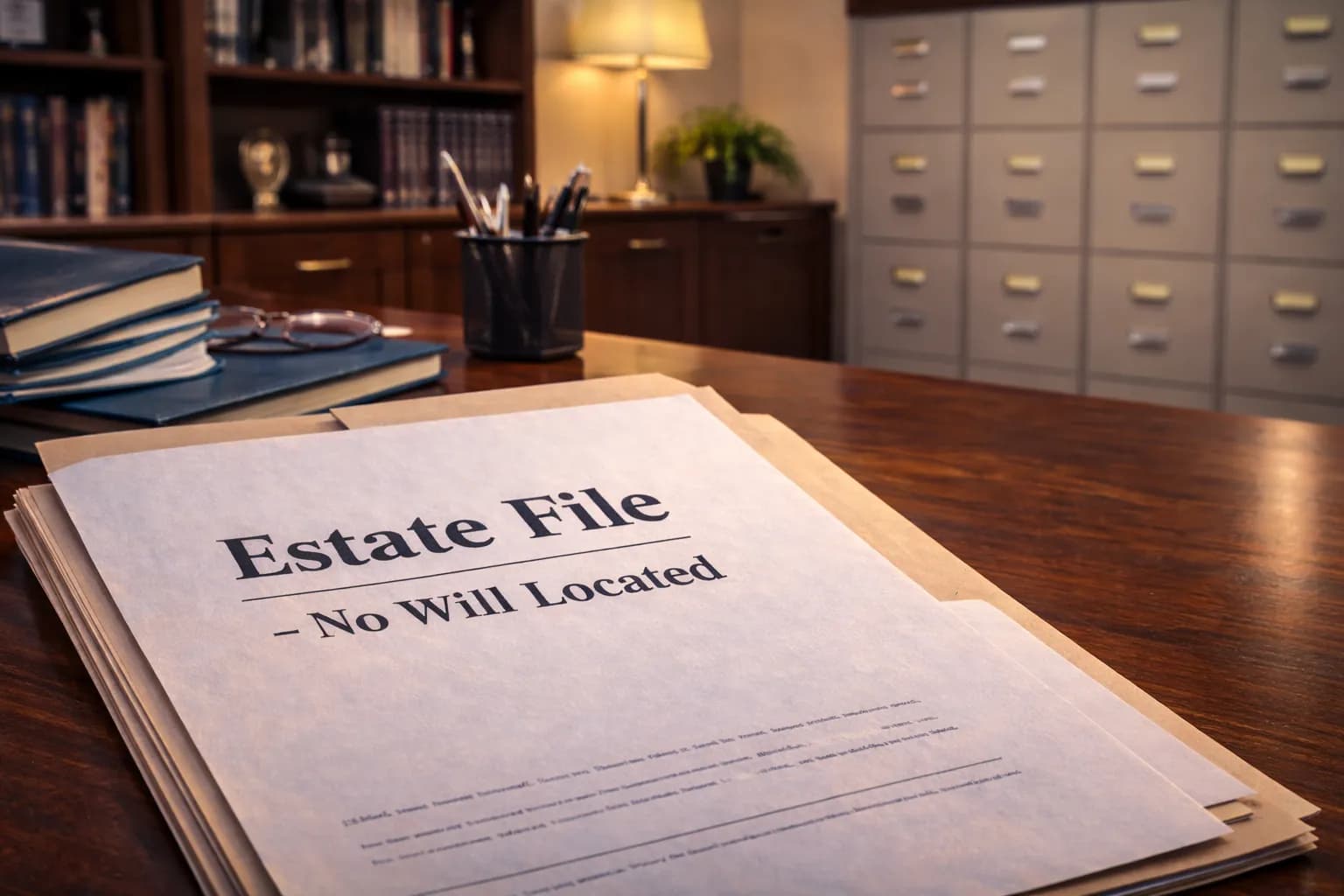 Inheritance Without a Will Estate File in Probate Attorney Office Inheritance without a will occurs when an estate is classified as intestate under state law.
